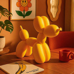 Balloon Dog Sculpture with smooth ultra-matte finish