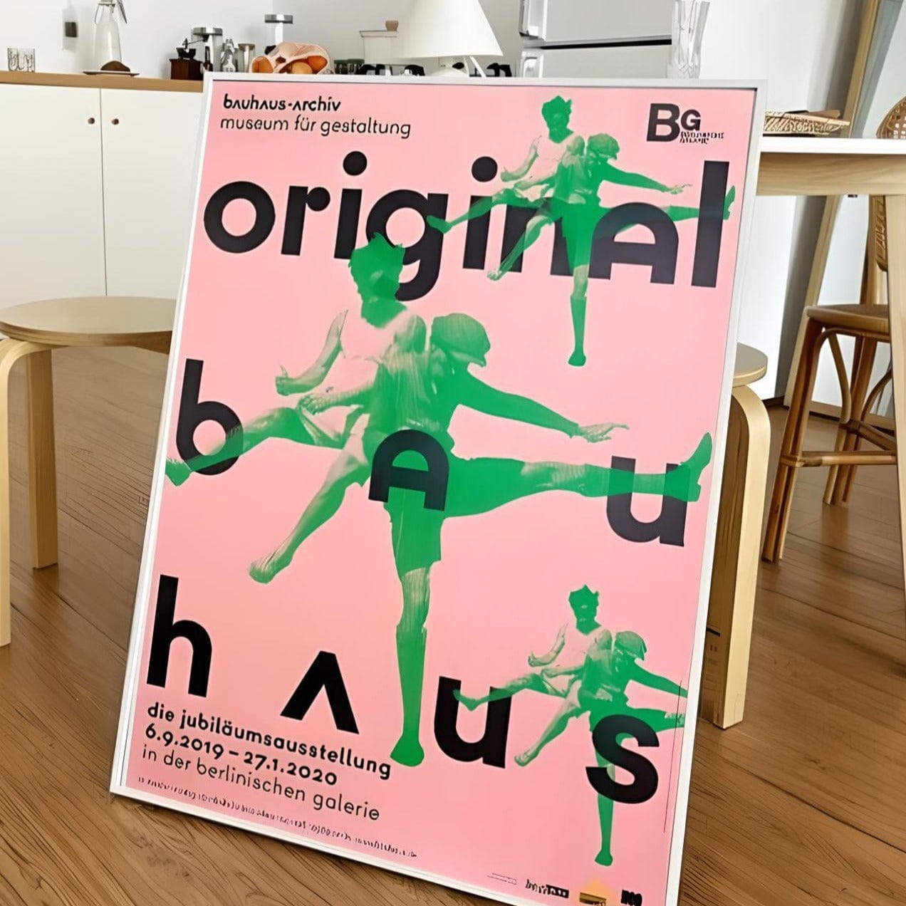 Bauhaus Pink Canvas Print - Sickhaus