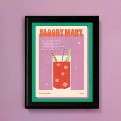 Bloody Mary Cocktail Print