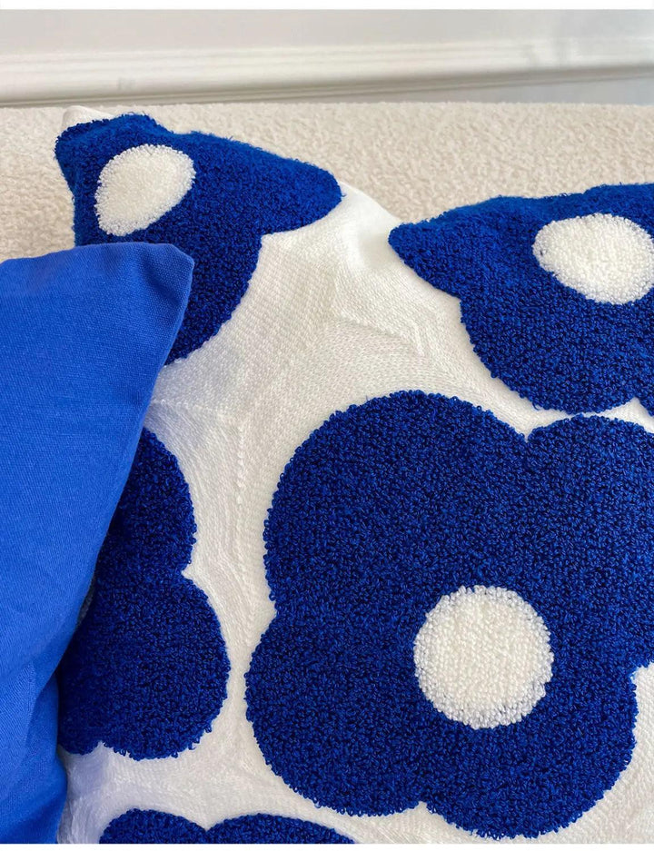 Blue Bloom Cushion Cover - Sickhaus