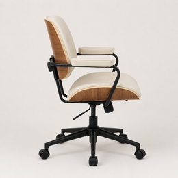 Front view of The Calder Office Chair in Beige