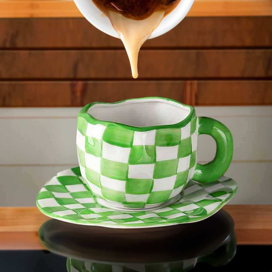 The 'Checkerboard Mug' Set (4 Colors)