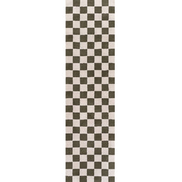 Moss Tile Rug — runner view