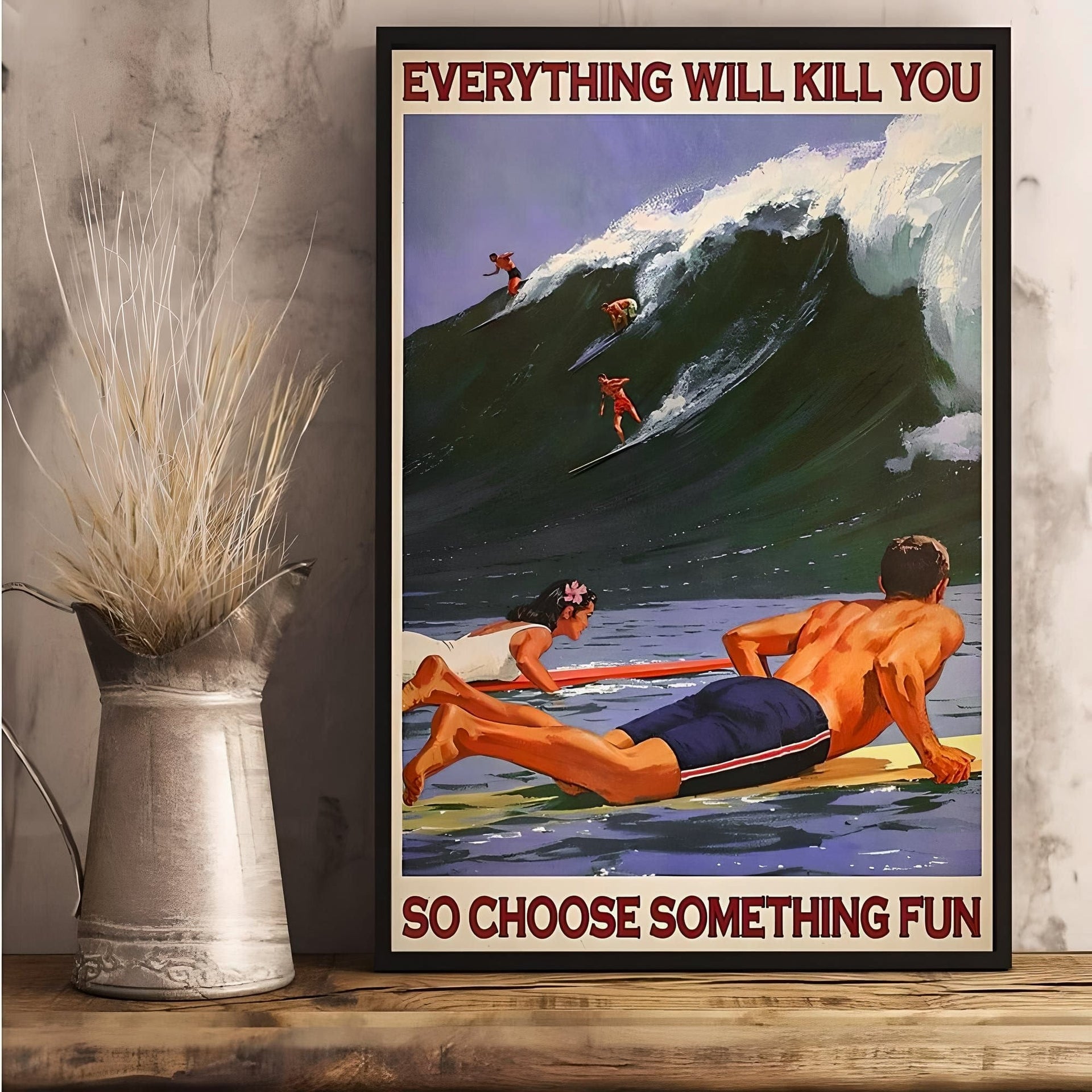 Choose Something Fun Canvas Print - Sickhaus