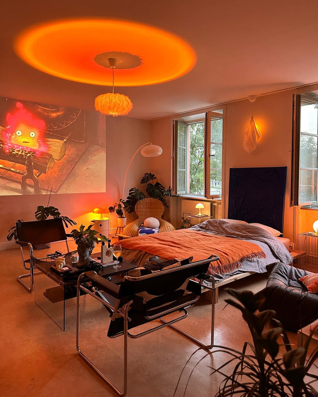 Creator home featuring SickHaus lighting and colour