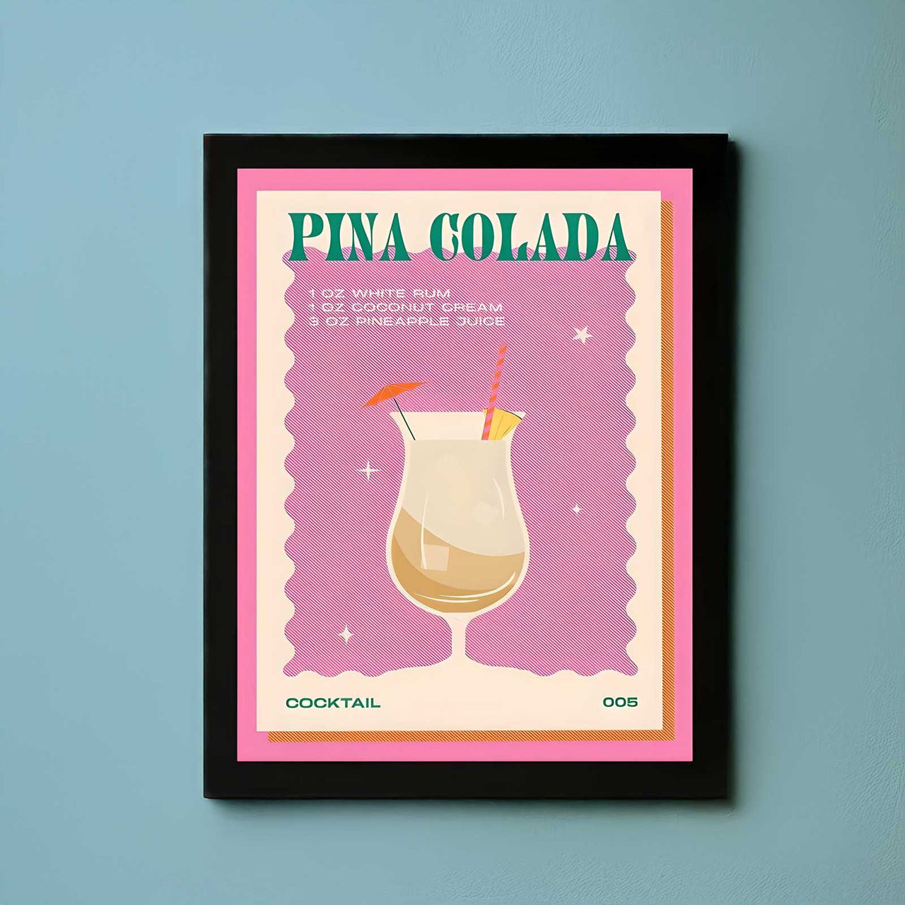 Pina Colada Cocktail Print