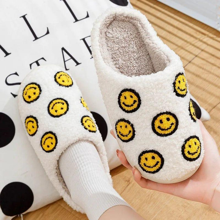 Fuzzy Smile Slippers - Sickhaus