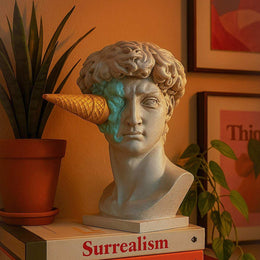 Haagen David resin sculpture with ice-cream cone detail