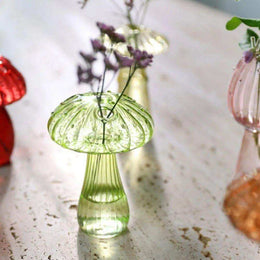 Small Yellow Jelly Mushroom Vase