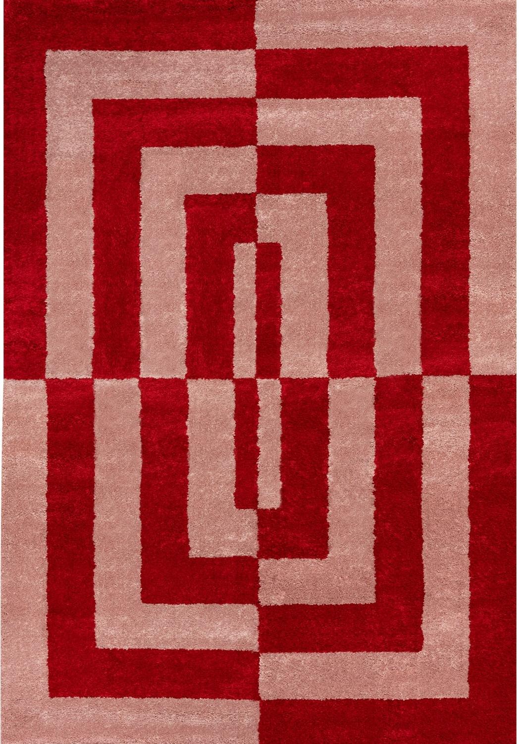 Cherry Maze Rug — full product view