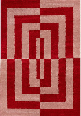 Cherry Maze Rug — full product view
