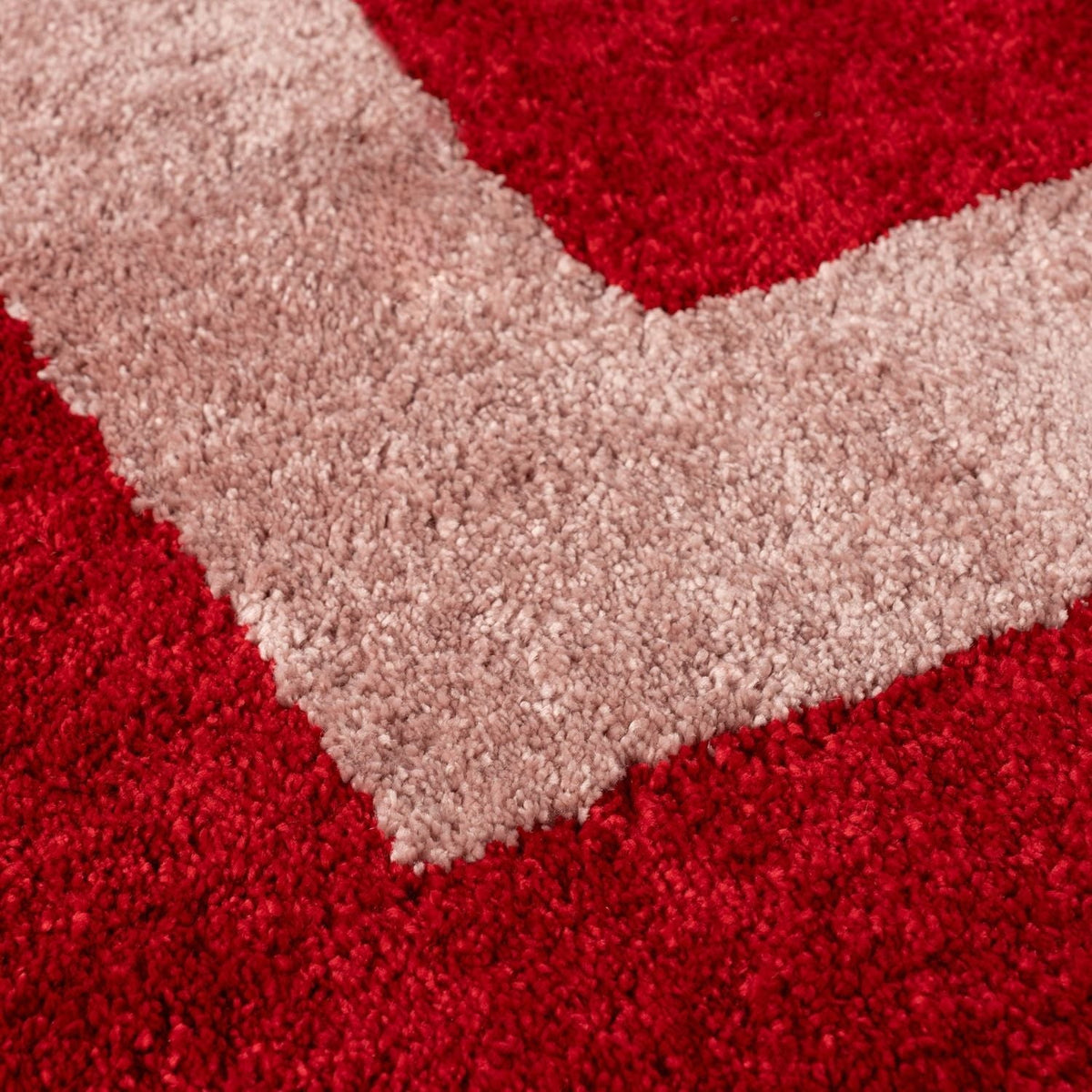 Cherry Maze Rug — surface detail