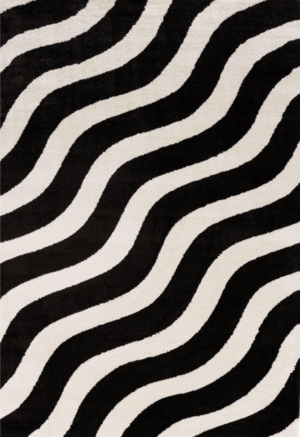 Mono Ripple Rug — full product view
