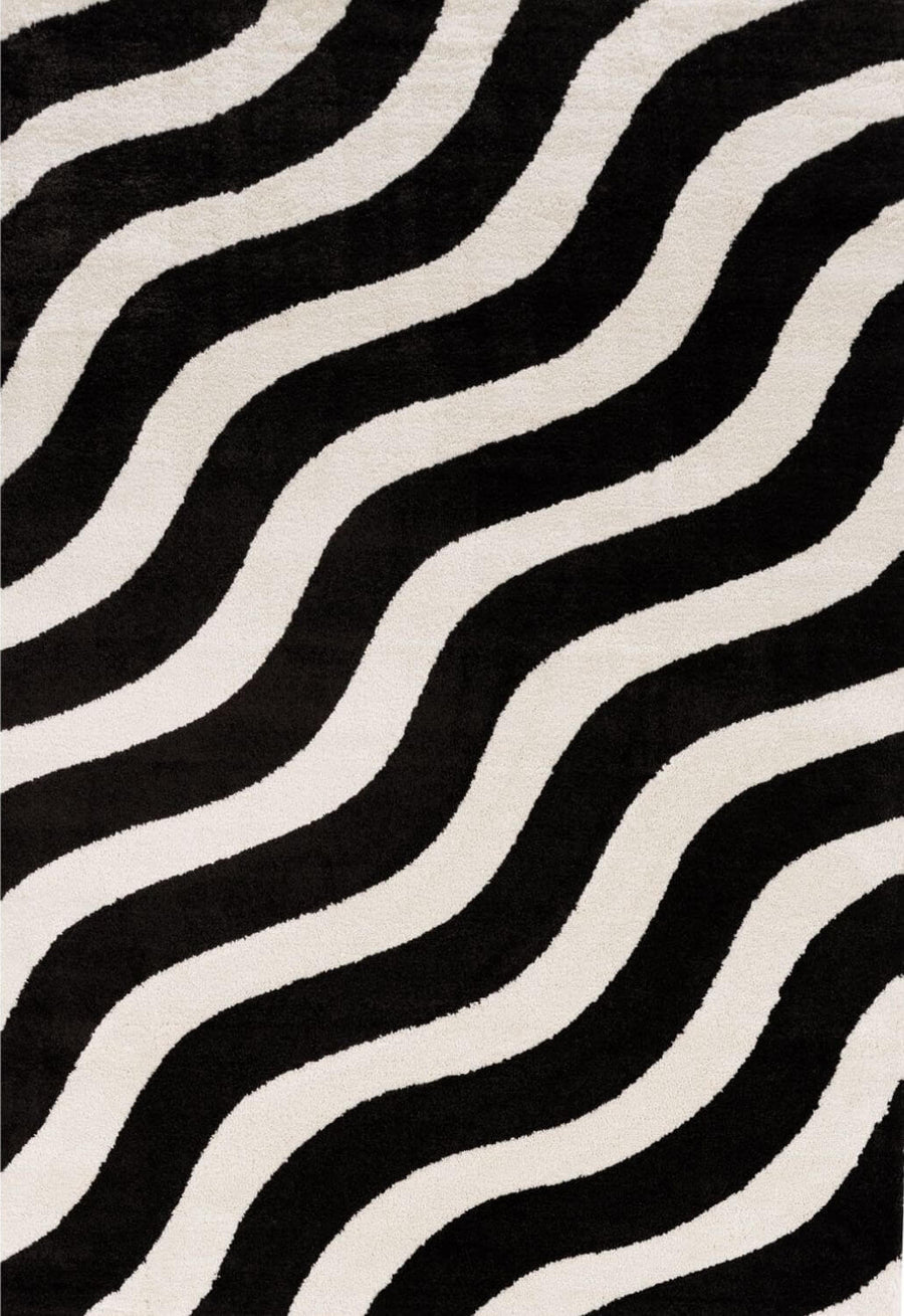 Mono Ripple Rug — full product view