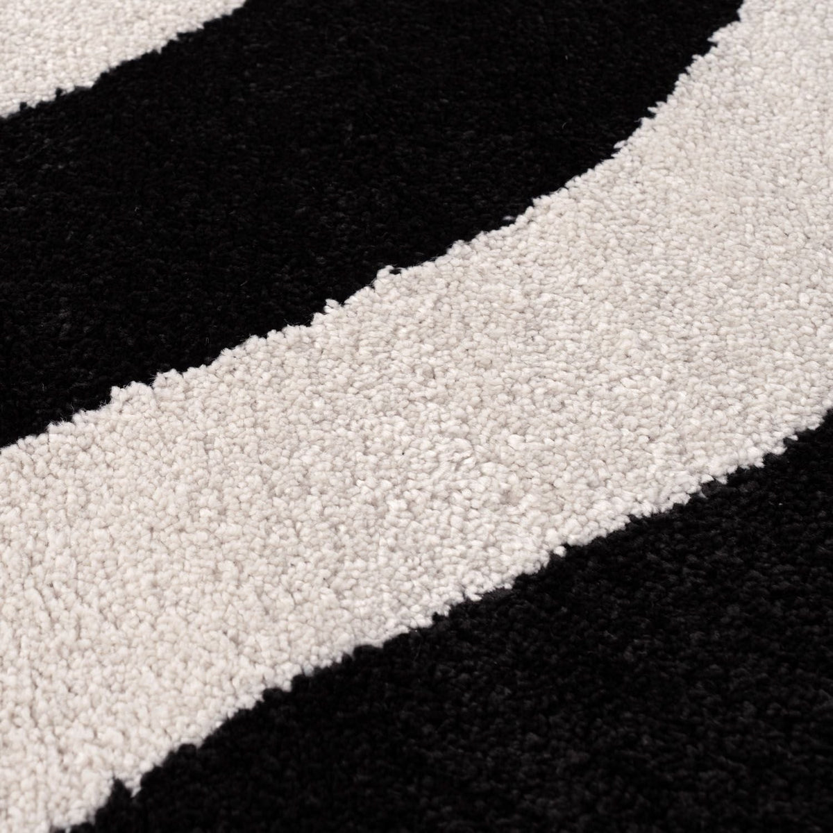 Mono Ripple Rug — surface detail