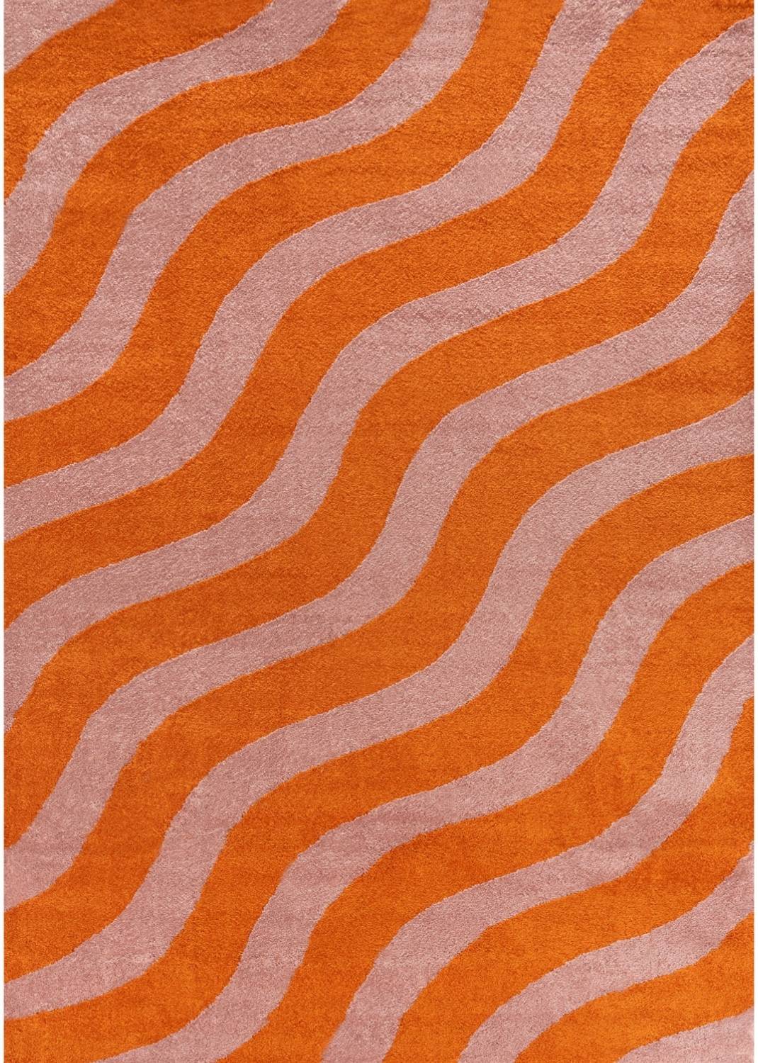 Sunset Ripple Rug — full product view