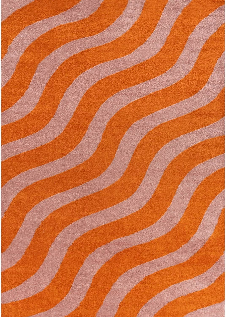 Sunset Ripple Rug — full product view