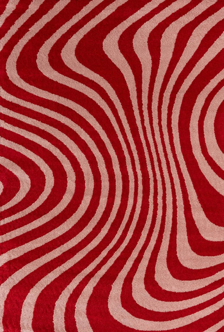 Cherry Stripe Rug