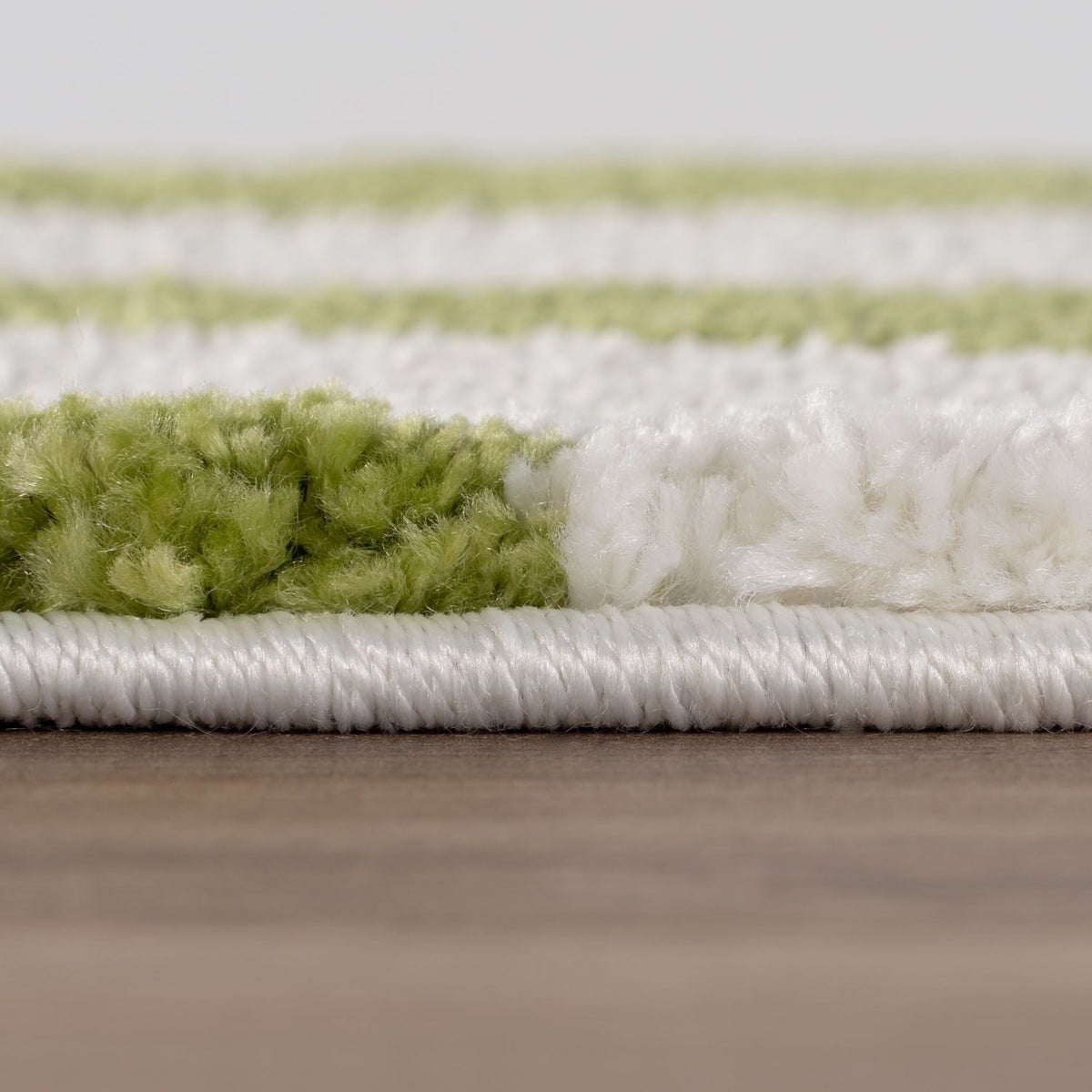 Garden Stripe Rug — pile detail