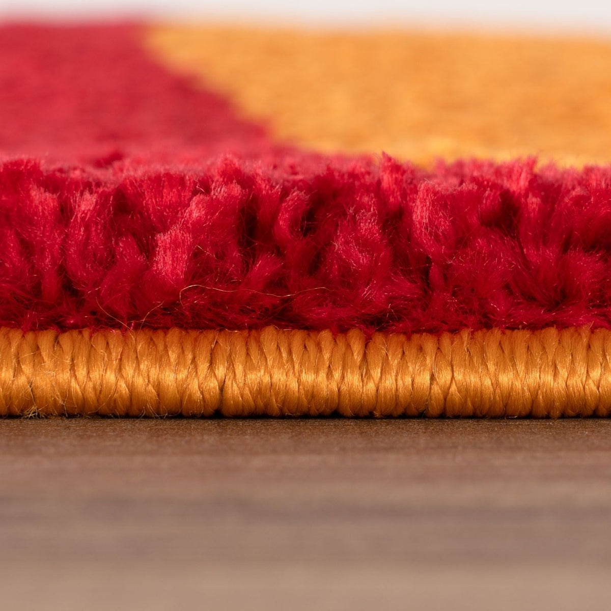 Ember Stripe Rug — pile detail