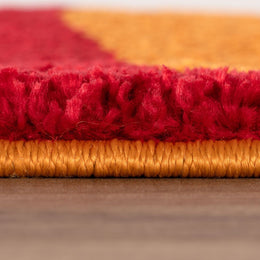 Ember Stripe Rug — pile detail