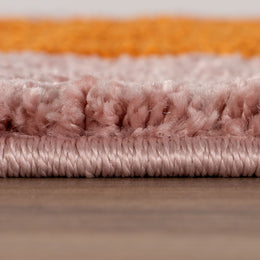 Sorbet Stripe Rug — pile detail