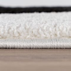 Ink Scribble Rug — pile detail