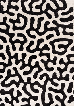 Ink Scribble Rug — full product view
