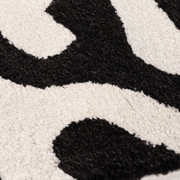Ink Scribble Rug — surface detail