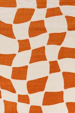 Sorrento Check Rug — full product view