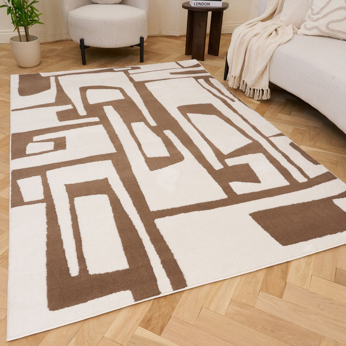 Umber Form Rug — front product view