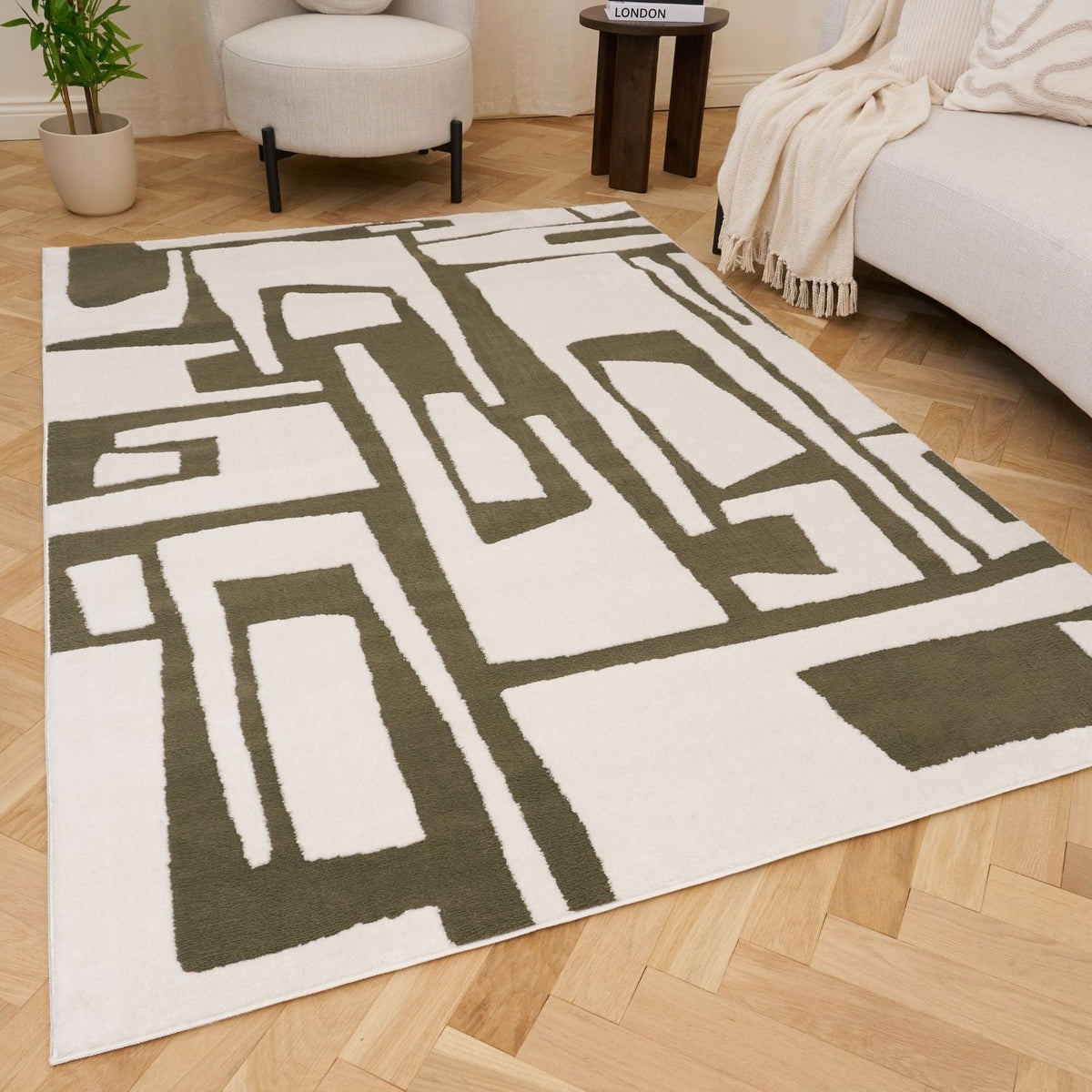Moss Form Rug — front product view