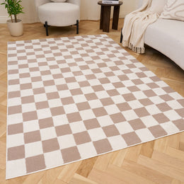 Sand Tile Rug — front product view