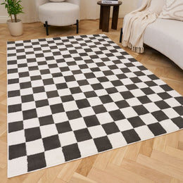 Smoke Tile Rug — front product view