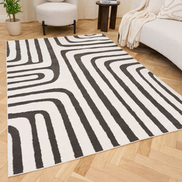 Slate Frame Rug — front product view
