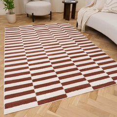 Clay Stripe Rug — front product view