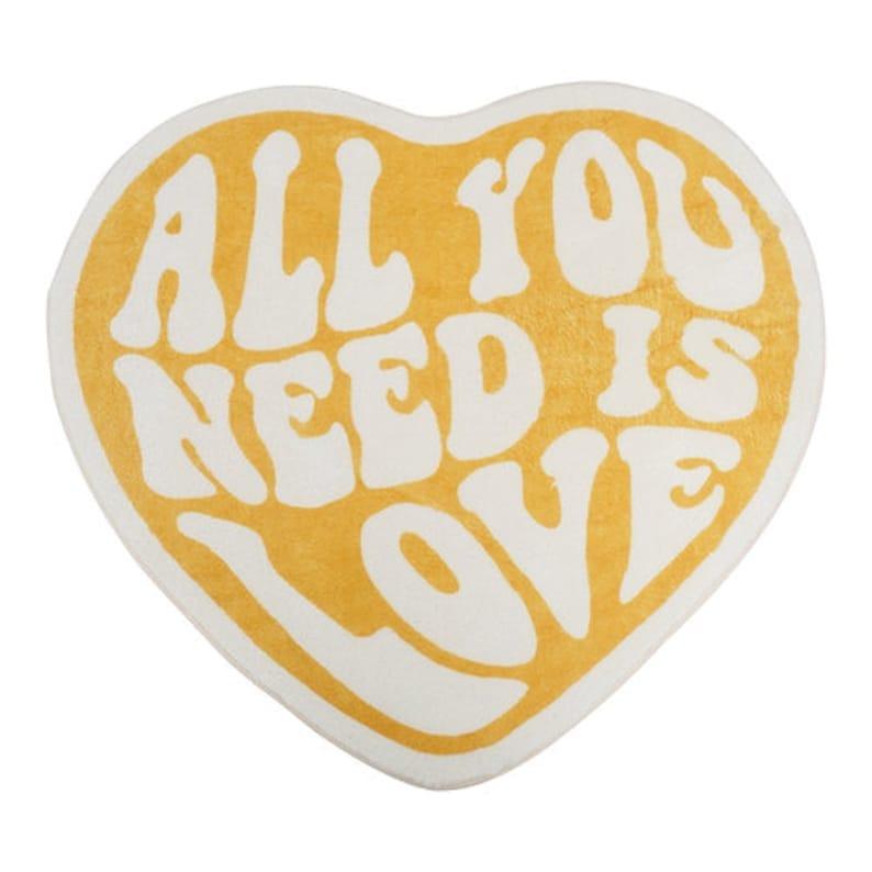 Love Heart Non Slip Rug - Sickhaus