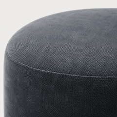 Full foam construction of The Mallow Chaise Sofa in Midnight Blue