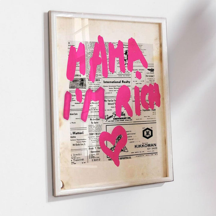 Mama I'm Rich Print - Sickhaus