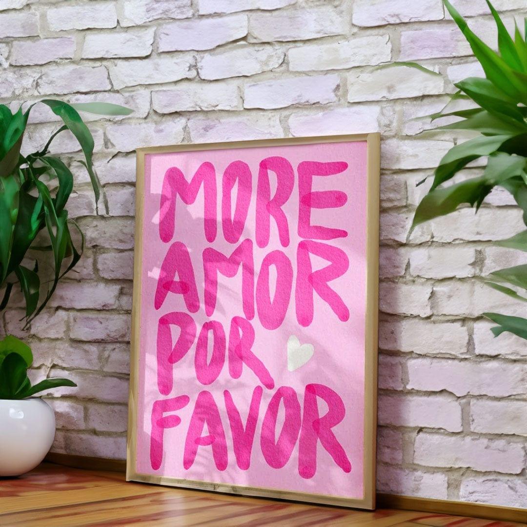 More Amor Por Favor Print (3 Colours) - Sickhaus