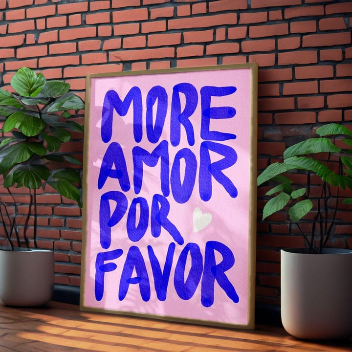 More Amor Por Favor Print (3 Colours) - Sickhaus