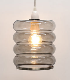 Cassia Smoke Glass Easy-Fit Pendant – product view 4