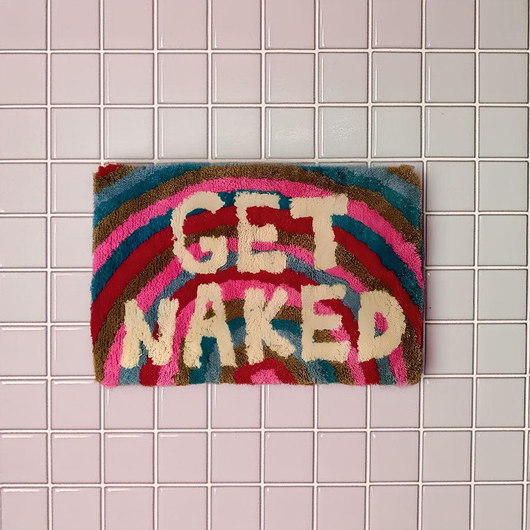 Rainbow Get Naked Bath Mat - Sickhaus