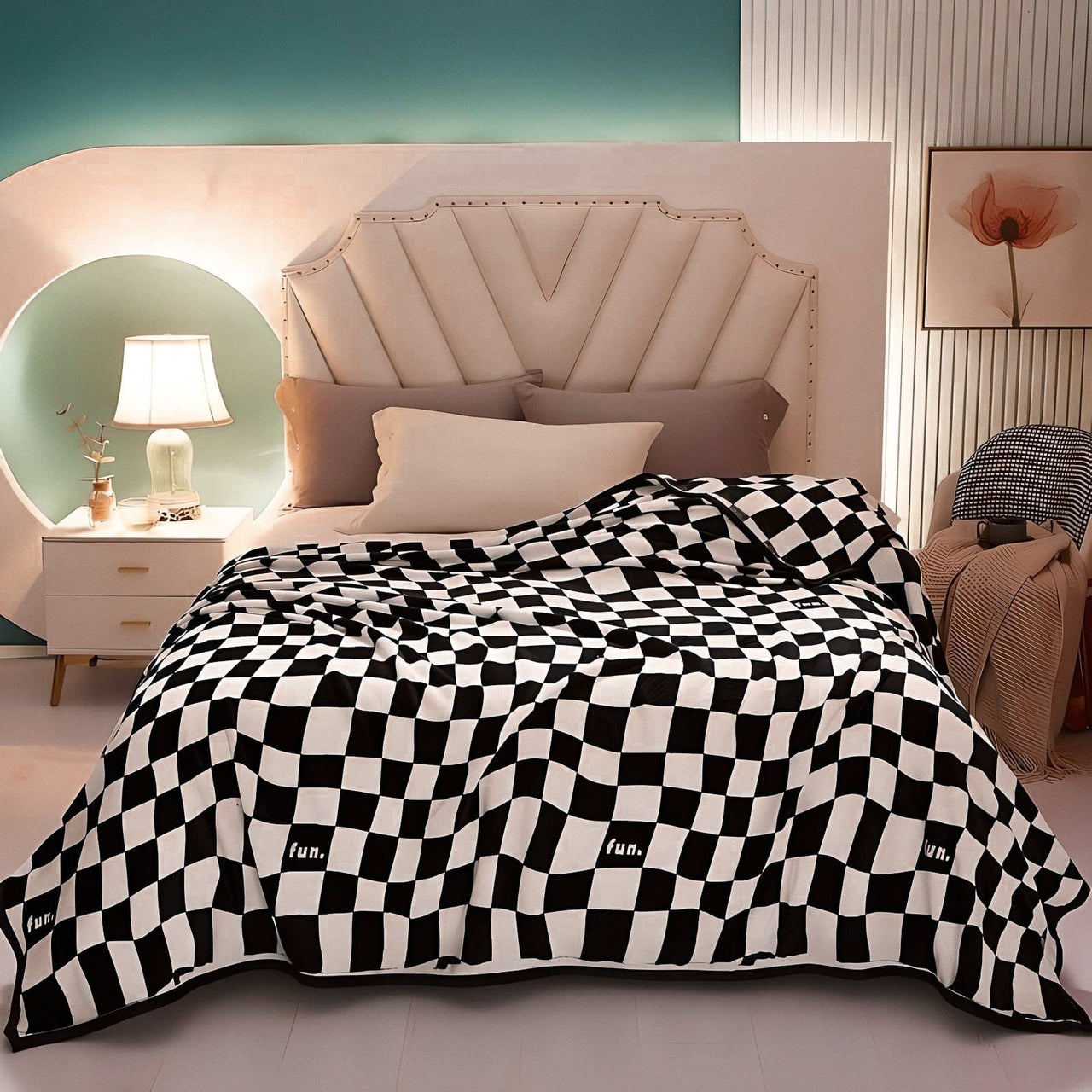 Retro Checkerboard Blankets - Sickhaus