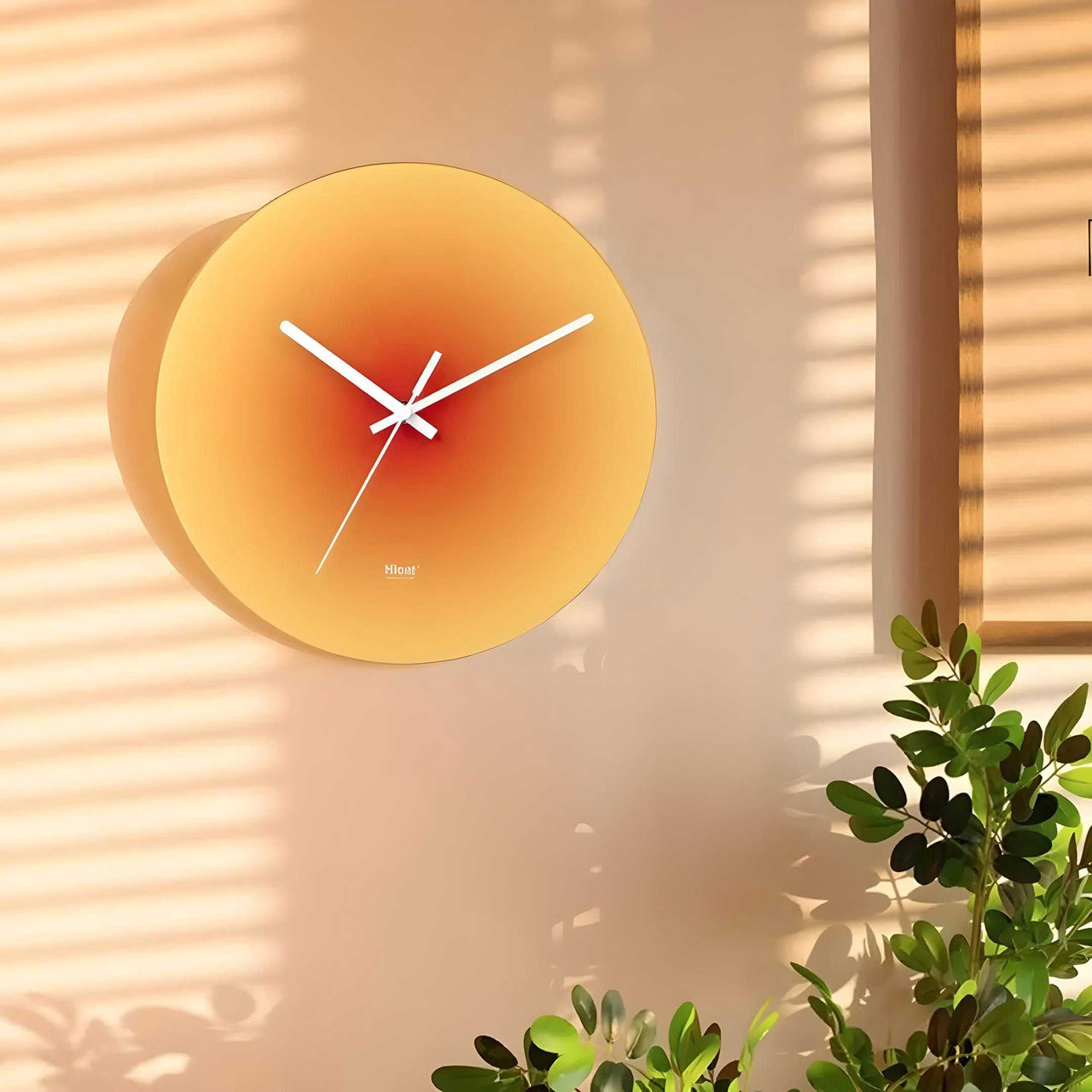 Sunset Retro Wall Clock