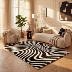 Mono Stripe Rug — room-scale view