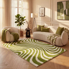 Garden Stripe Rug — room-scale view