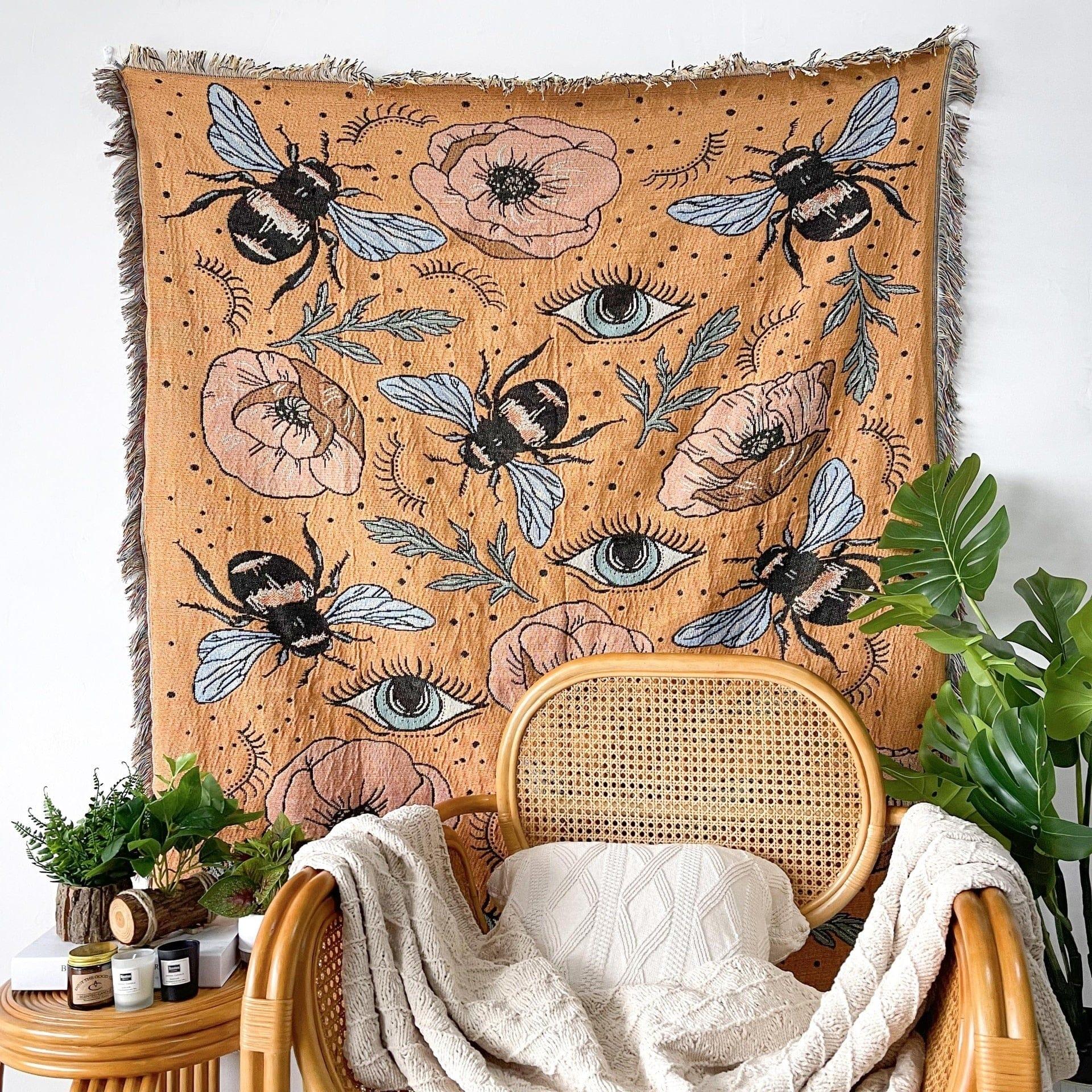 The Bumble Bee Tapestry / Throw - Sickhaus