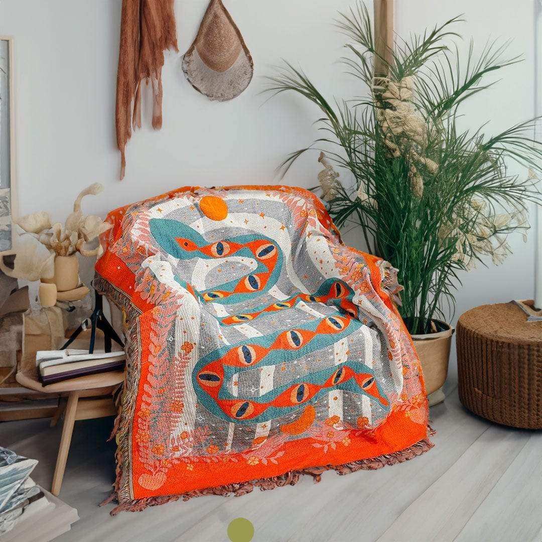 The Serpent Woven Tapestry / Throw product image