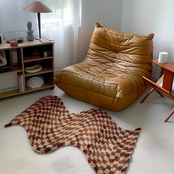 The Wavy Checkerboard Rug - Sickhaus